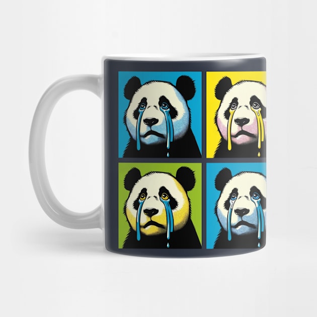 Pop Crying Panda - Funny Panda Art by PawPopArt